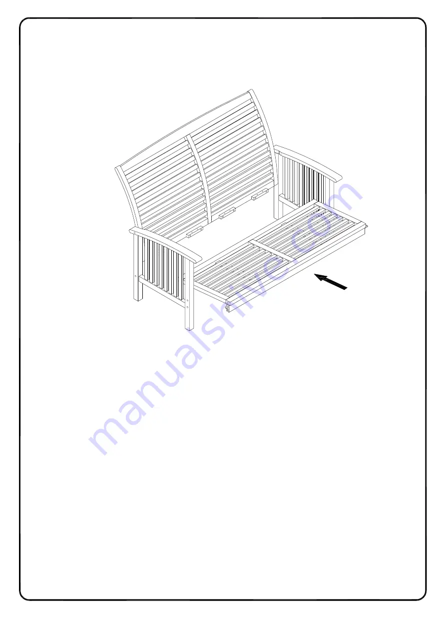 Walker Edison Acacia Wood UBDRD Assembly Instructions Manual Download Page 10