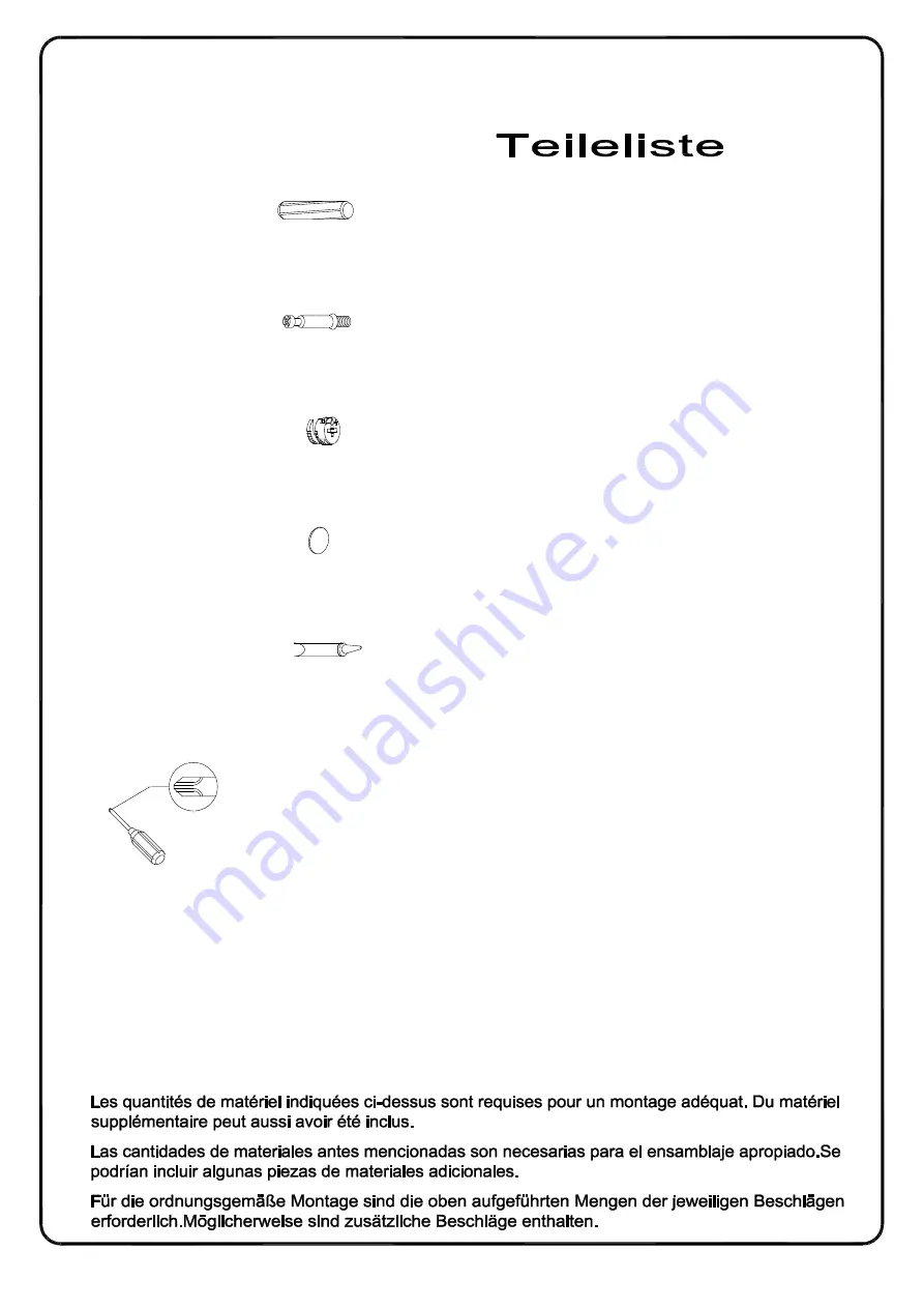 Walker Edison AF18PKRST Assembly Instructions Manual Download Page 7