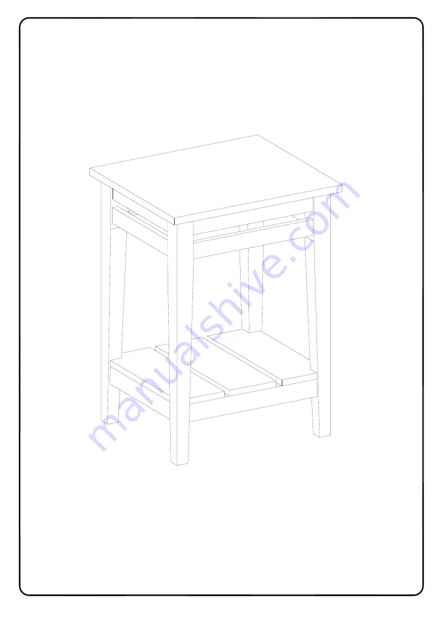 Walker Edison AF18PKRST Assembly Instructions Manual Download Page 16