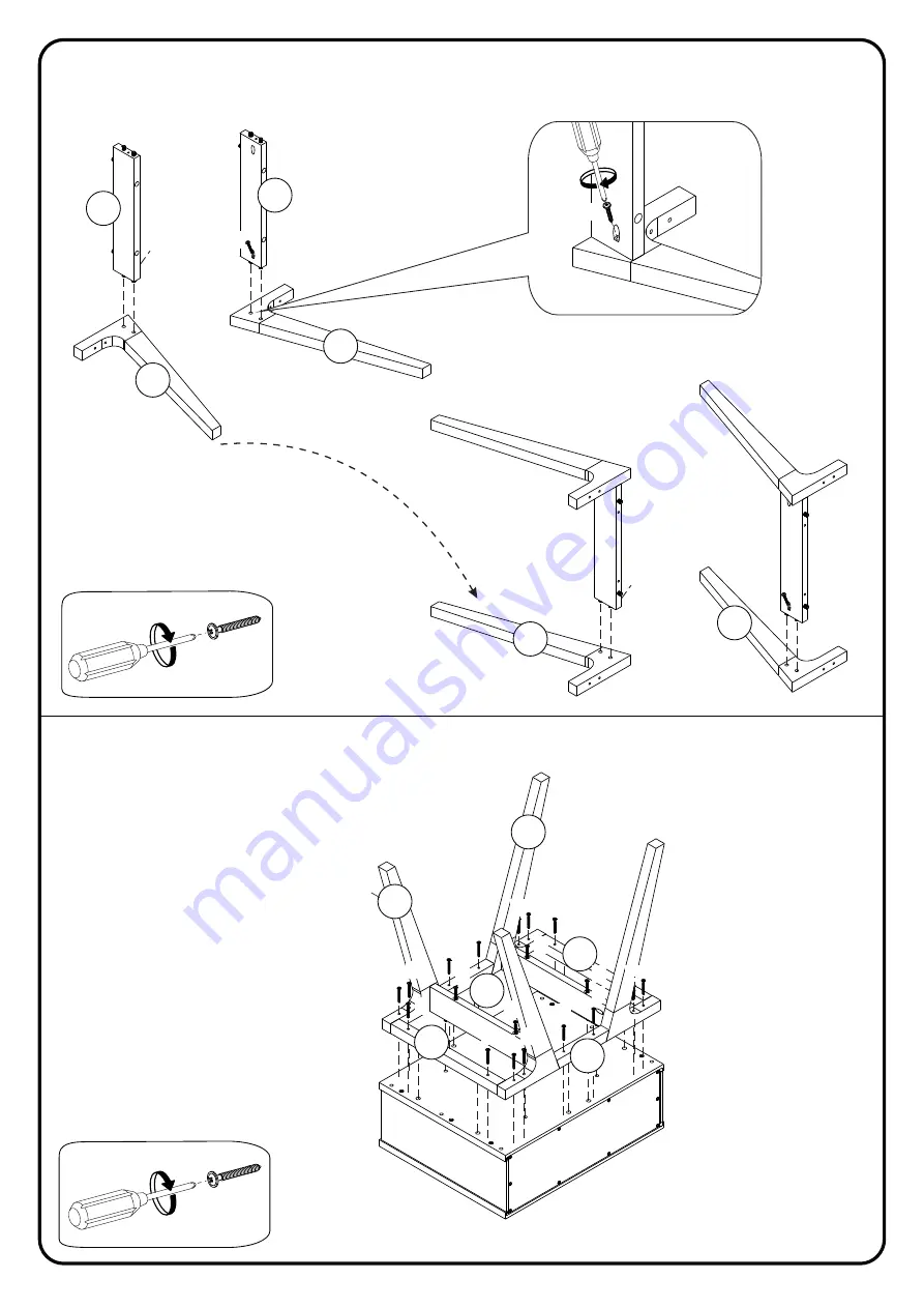 Walker Edison AF20MATST Assembly Instruction Manual Download Page 7