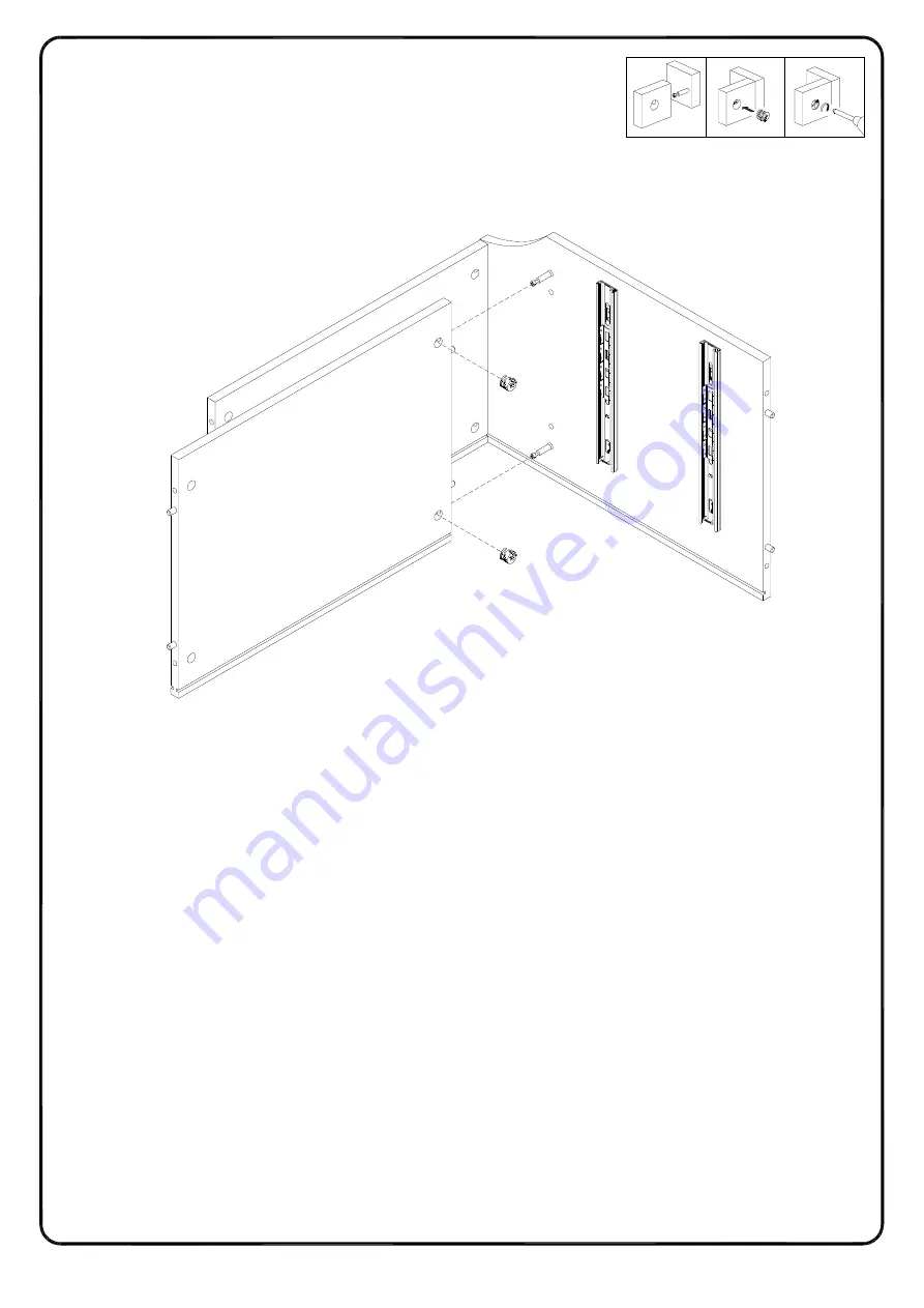 Walker Edison AF22WL2DRST Assembly Instructions Manual Download Page 11