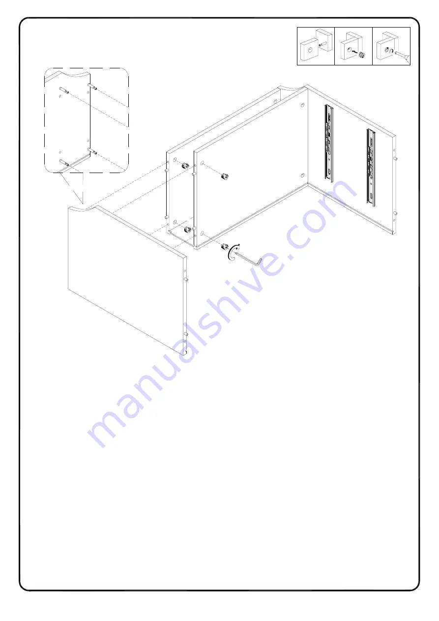 Walker Edison AF22WL2DRST Assembly Instructions Manual Download Page 13