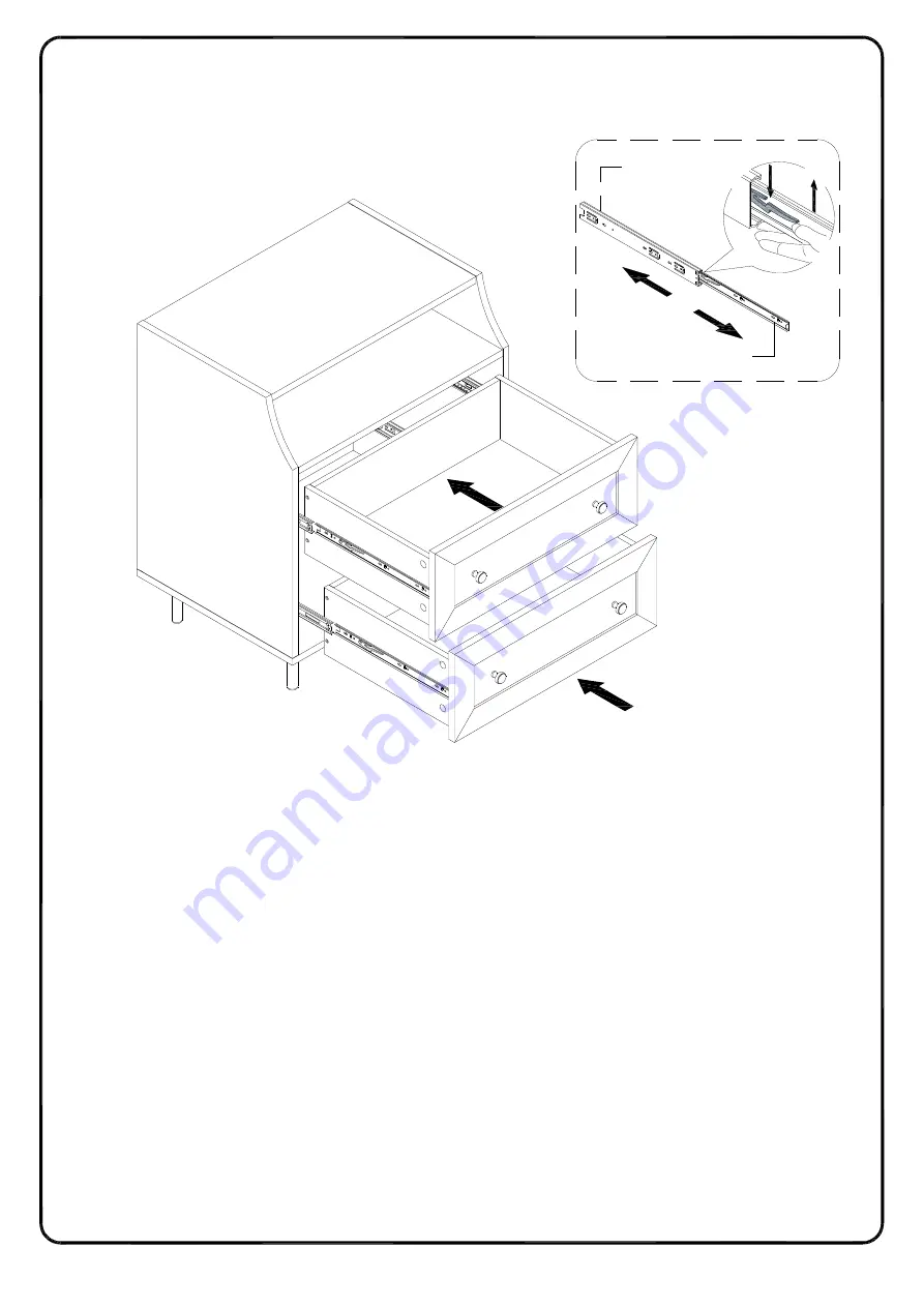 Walker Edison AF22WL2DRST Assembly Instructions Manual Download Page 22