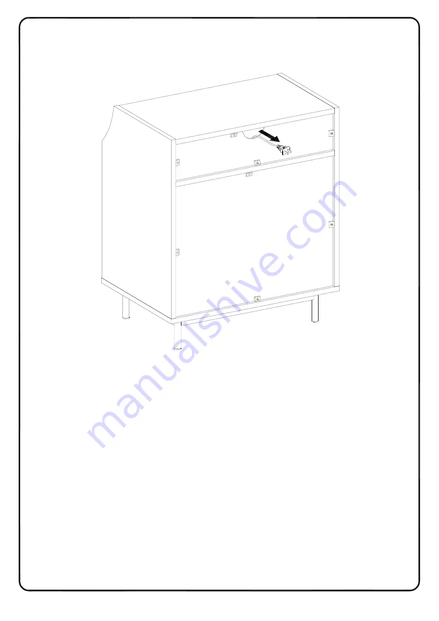 Walker Edison AF22WL2DRST Assembly Instructions Manual Download Page 23