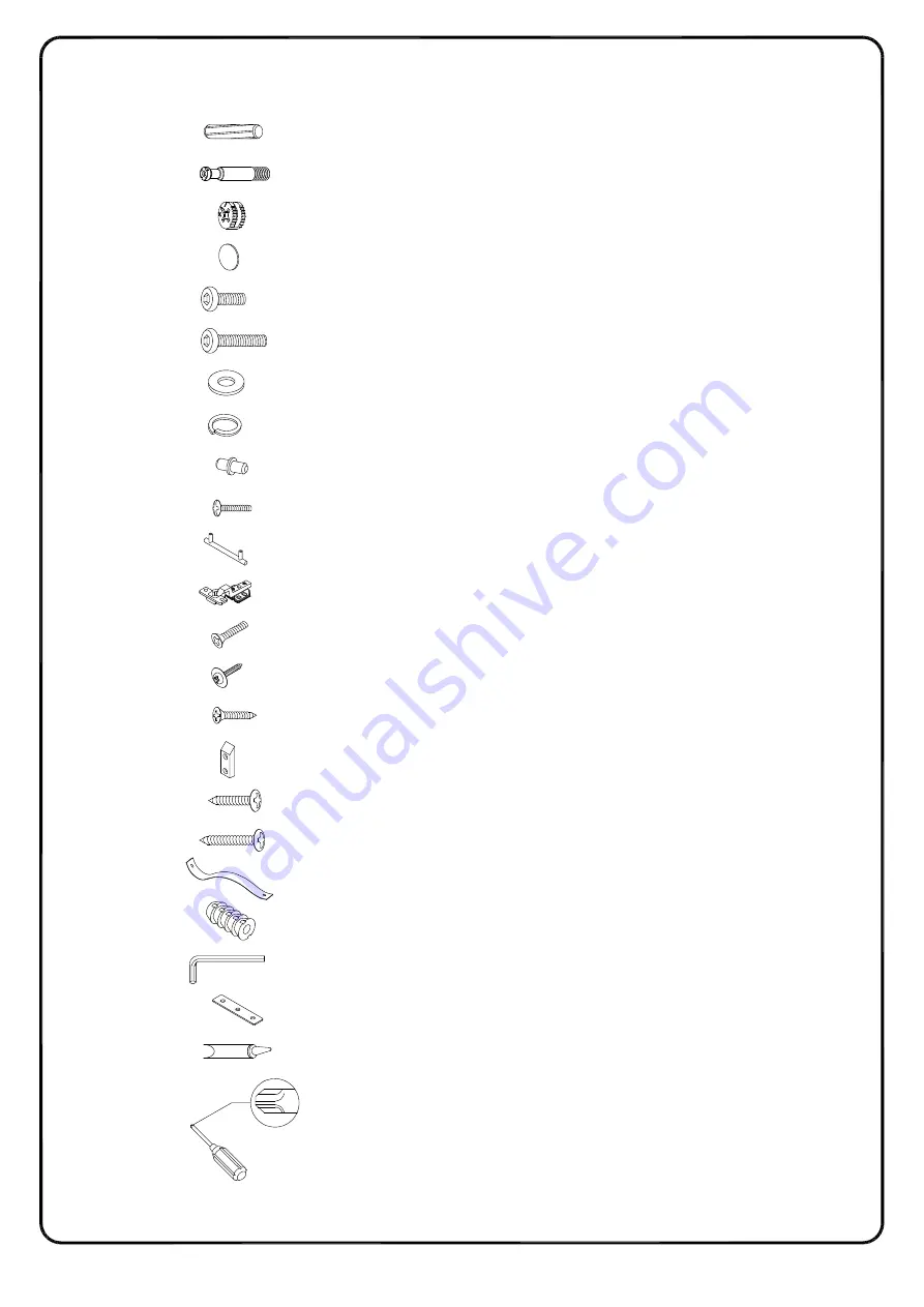 Walker Edison AF30BELMC Assembly Instructions Manual Download Page 4