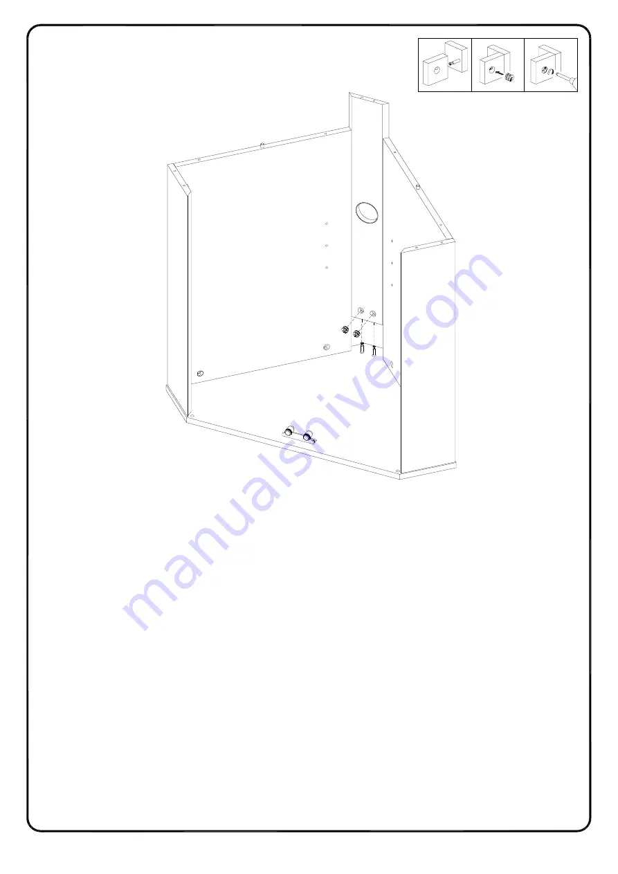 Walker Edison AF30NORCRN Assembly Instructions Manual Download Page 15