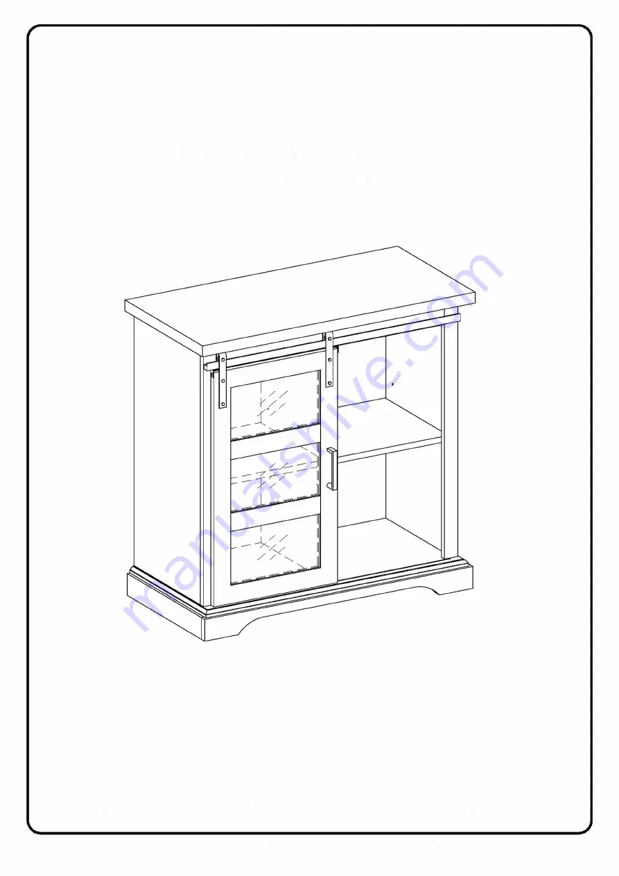 Walker Edison AF32ALGD Assembly Instructions Manual Download Page 1