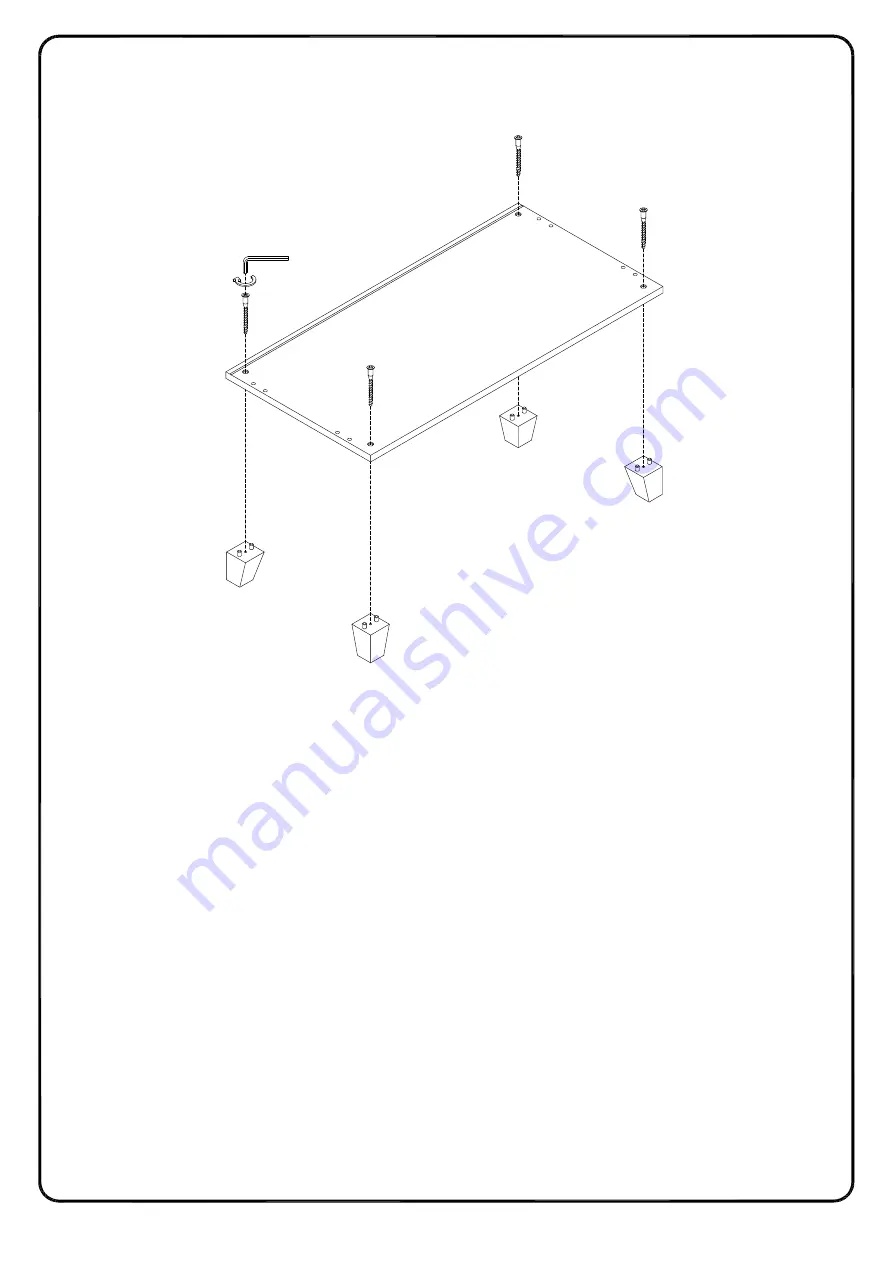 Walker Edison AF32HD1D Assembly Instructions Manual Download Page 20