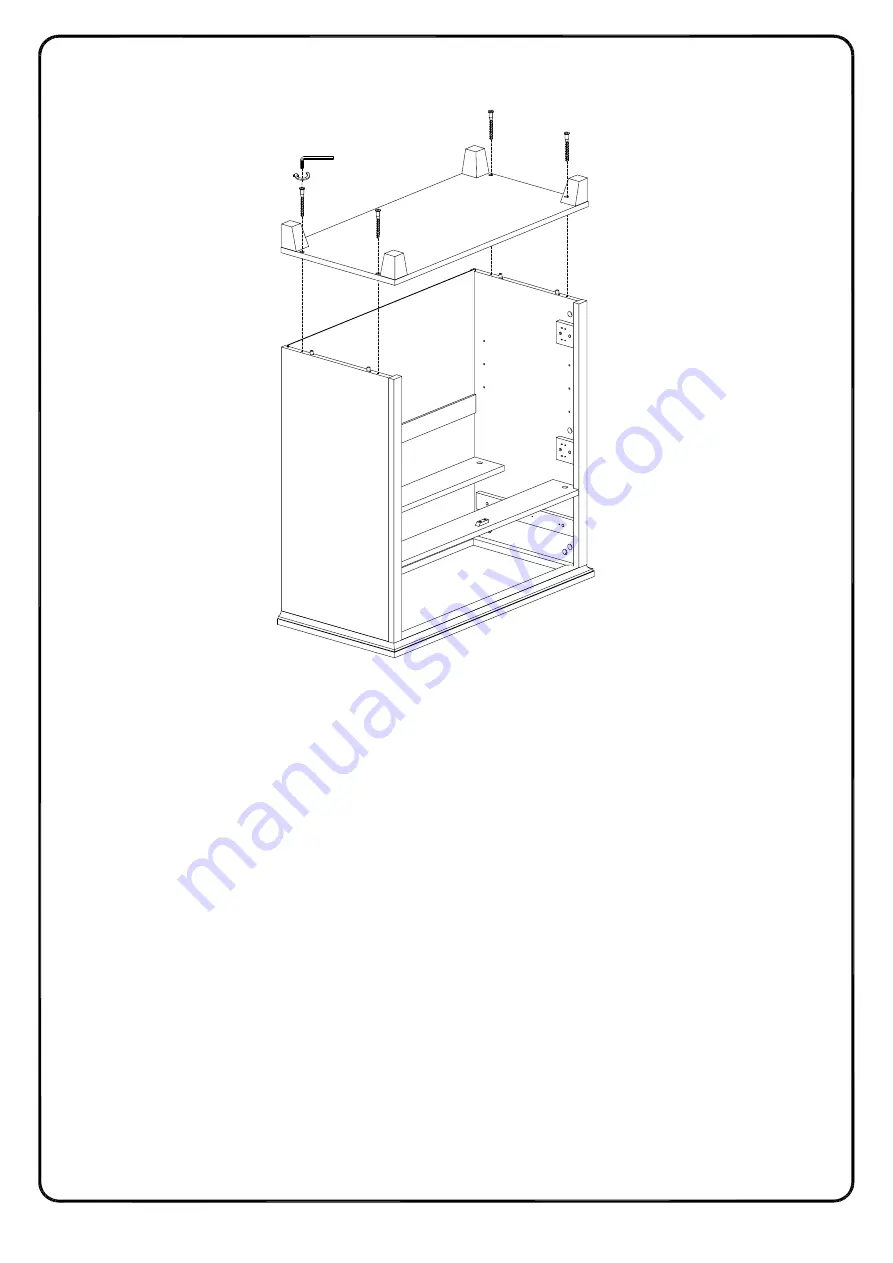 Walker Edison AF32HD1D Assembly Instructions Manual Download Page 21