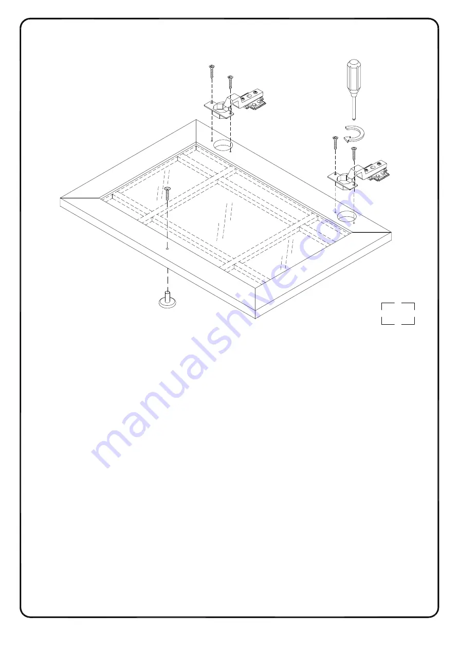 Walker Edison AF32HD1D Assembly Instructions Manual Download Page 24