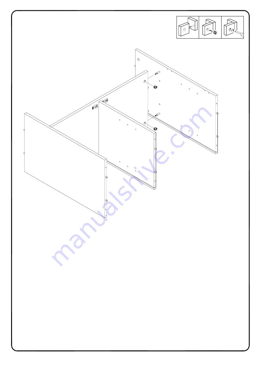 Walker Edison AF32KGMD Assembly Instructions Manual Download Page 9