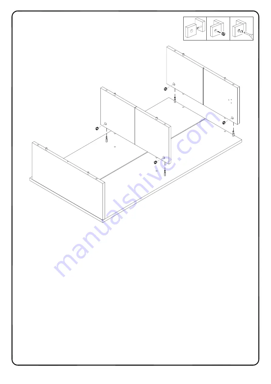 Walker Edison AF42JACCT Assembly Instructions Manual Download Page 8