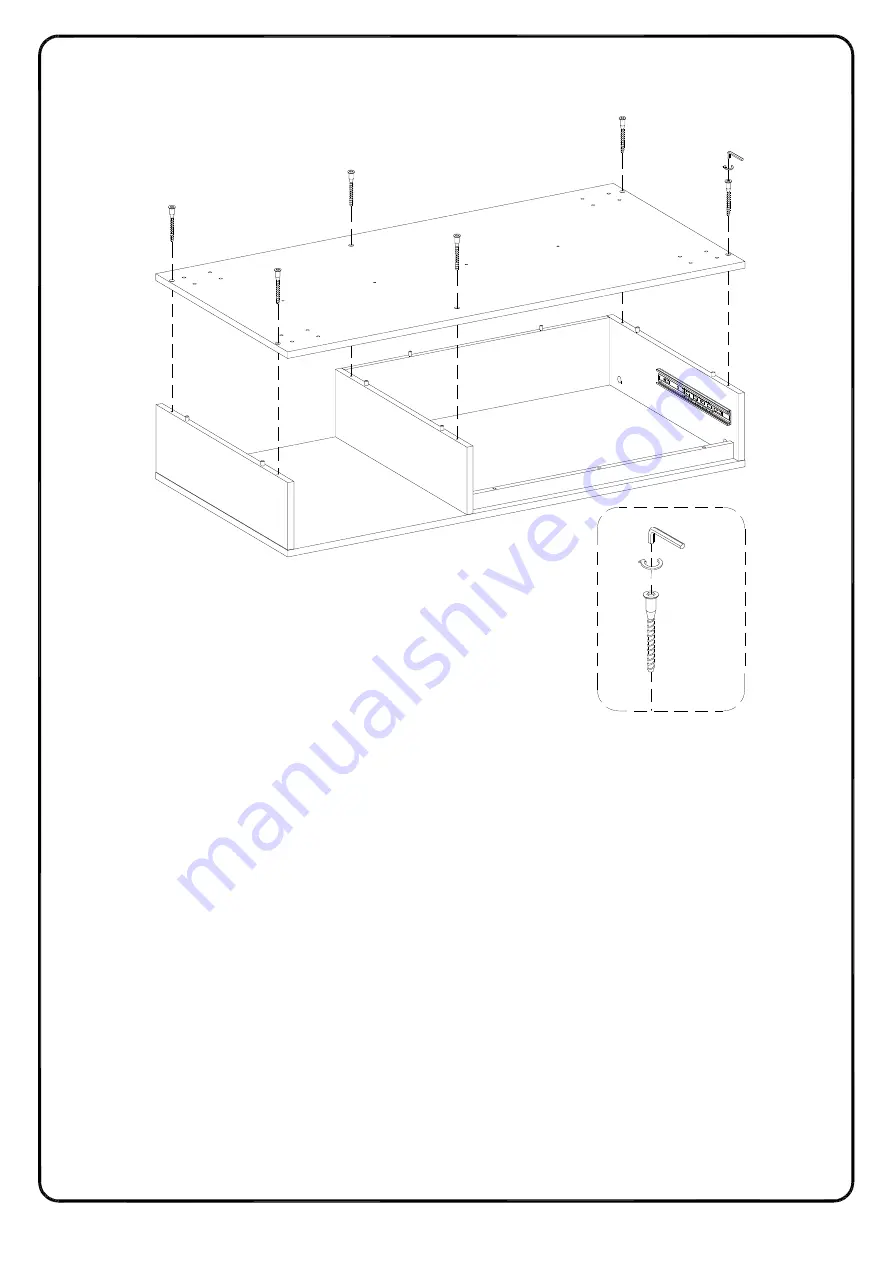 Walker Edison AF44LAN1DRCT Assembly Instructions Manual Download Page 18