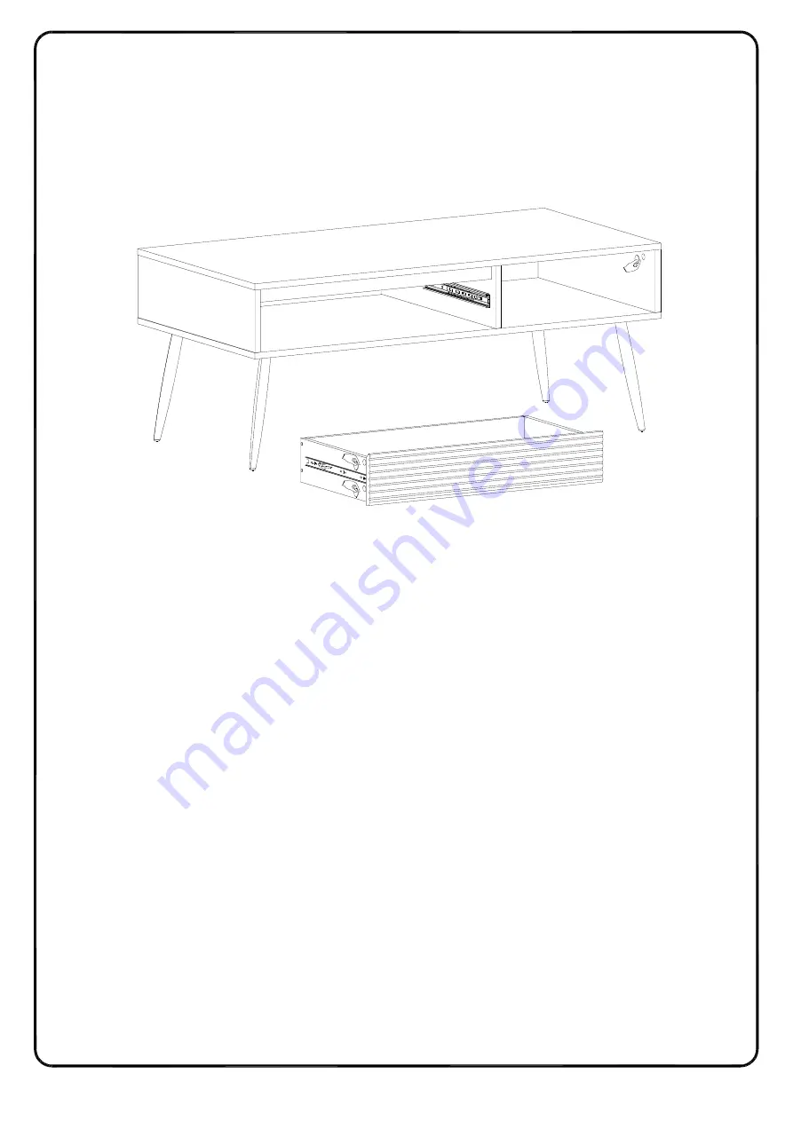 Walker Edison AF44LAN1DRCT Assembly Instructions Manual Download Page 24