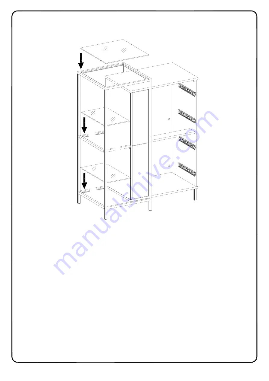 Walker Edison AF4DRISA Assembly Instructions Manual Download Page 35