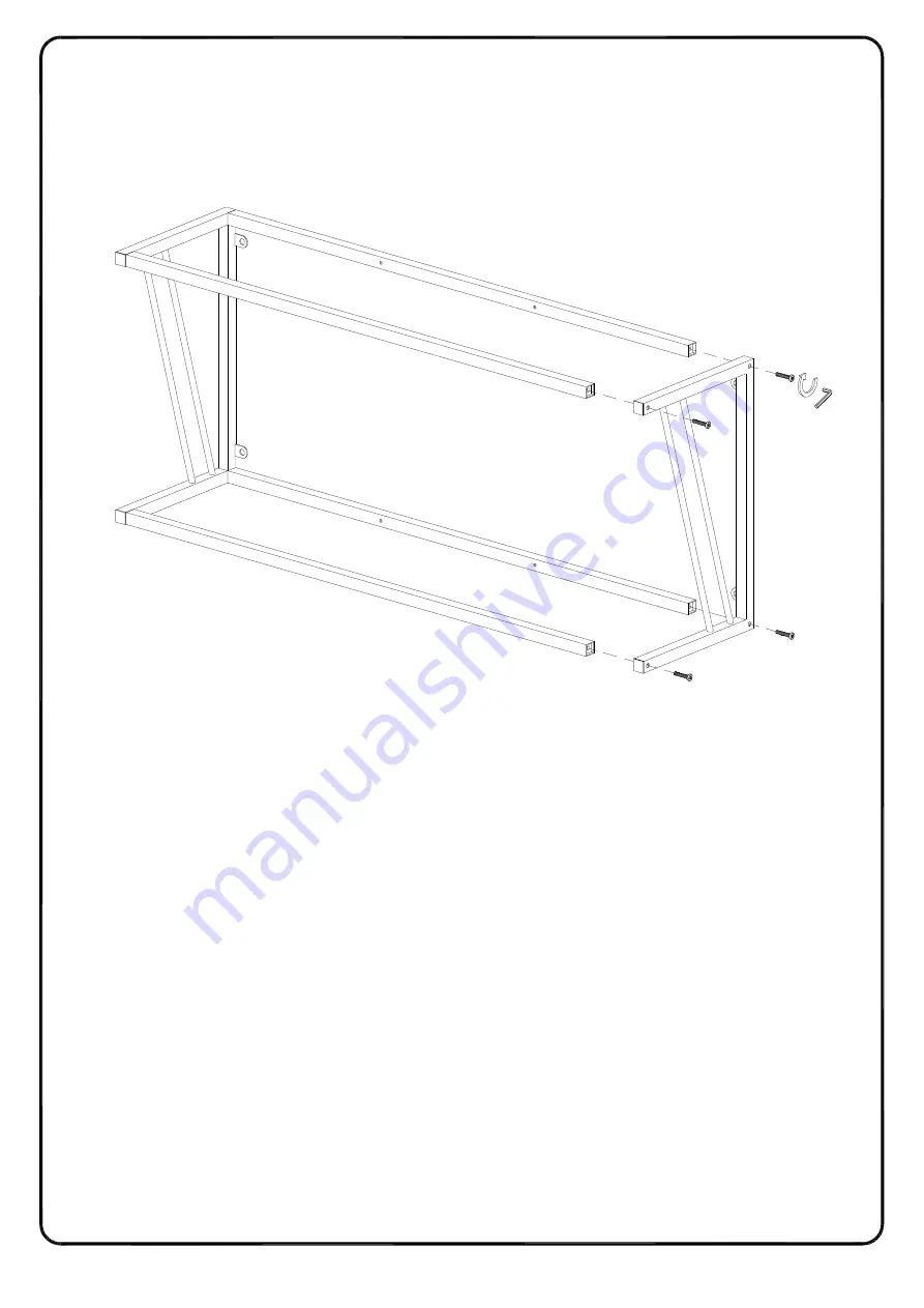 Walker Edison AFVET2DRCT Assembly Instructions Manual Download Page 6