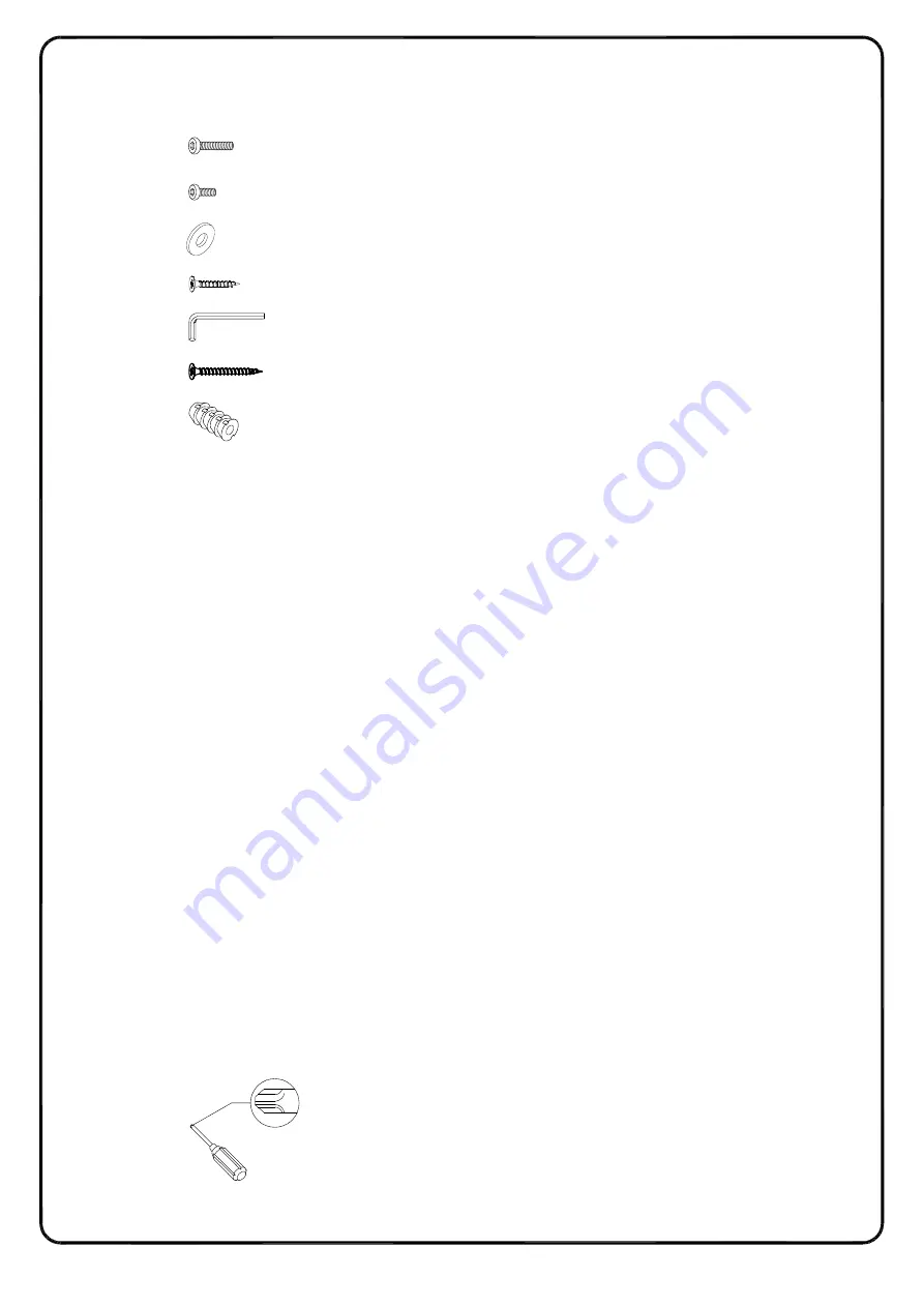 Walker Edison AFVET2DRET Assembly Instructions Manual Download Page 4