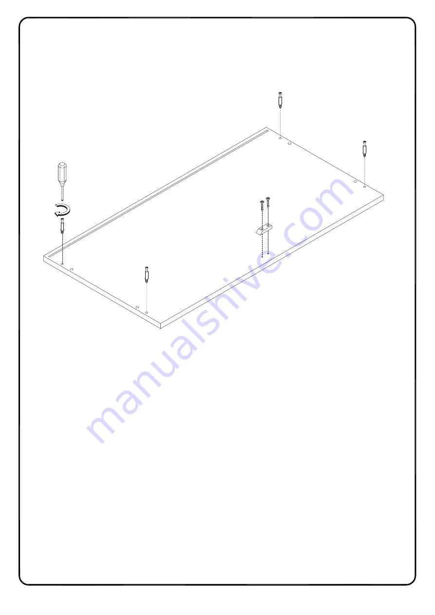 Walker Edison AFWDRT2D Assembly Instructions Manual Download Page 10