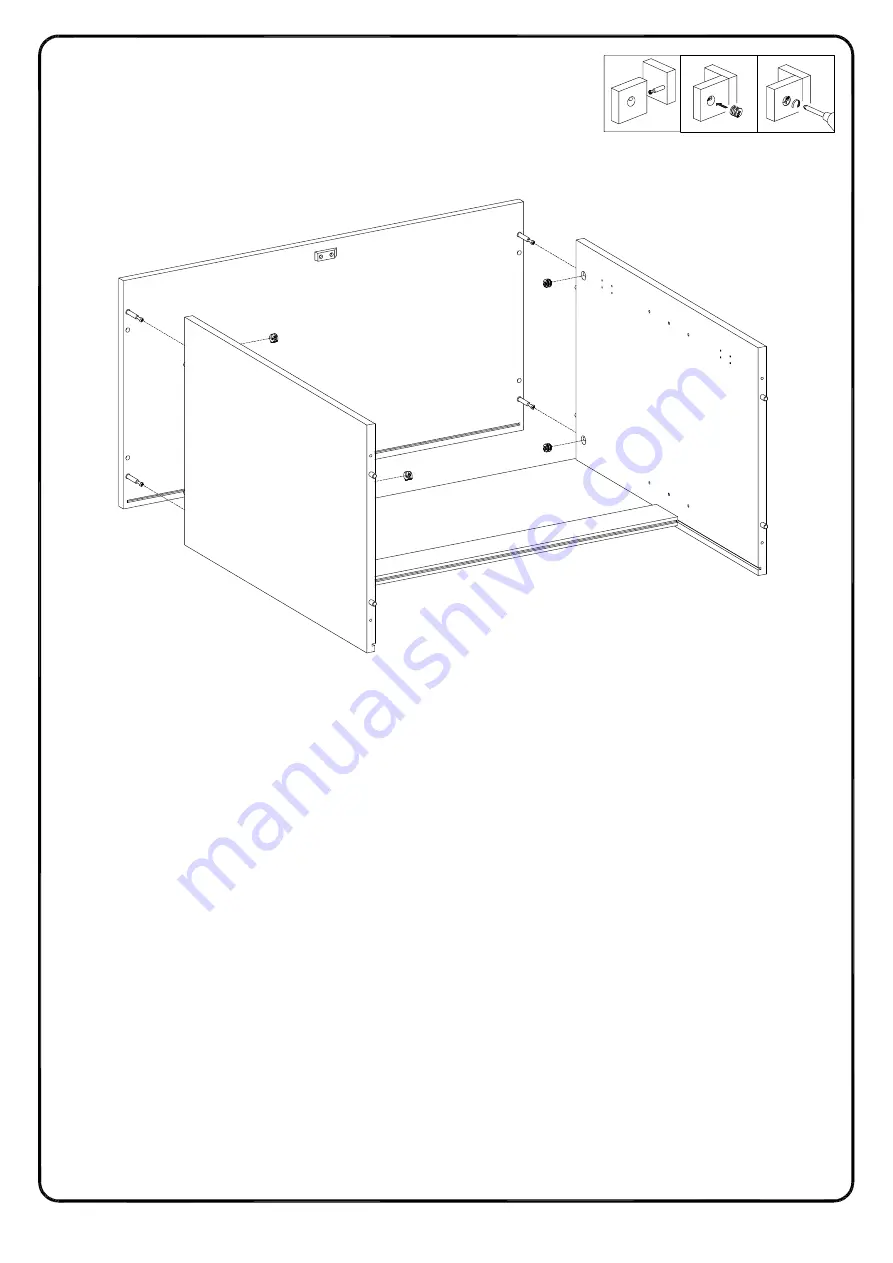 Walker Edison AFWDRT2D Assembly Instructions Manual Download Page 16