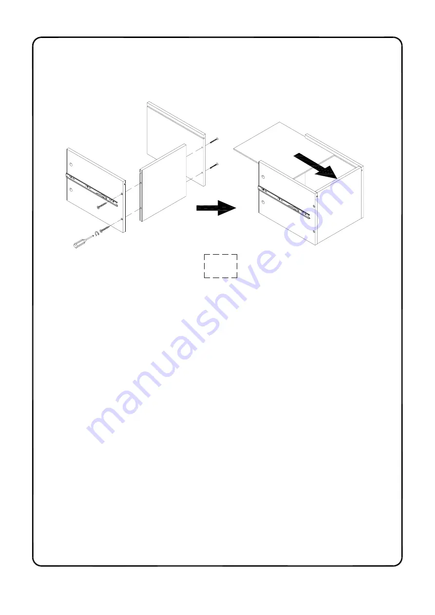 Walker Edison B40WIL3DR Assembly Instructions Manual Download Page 22