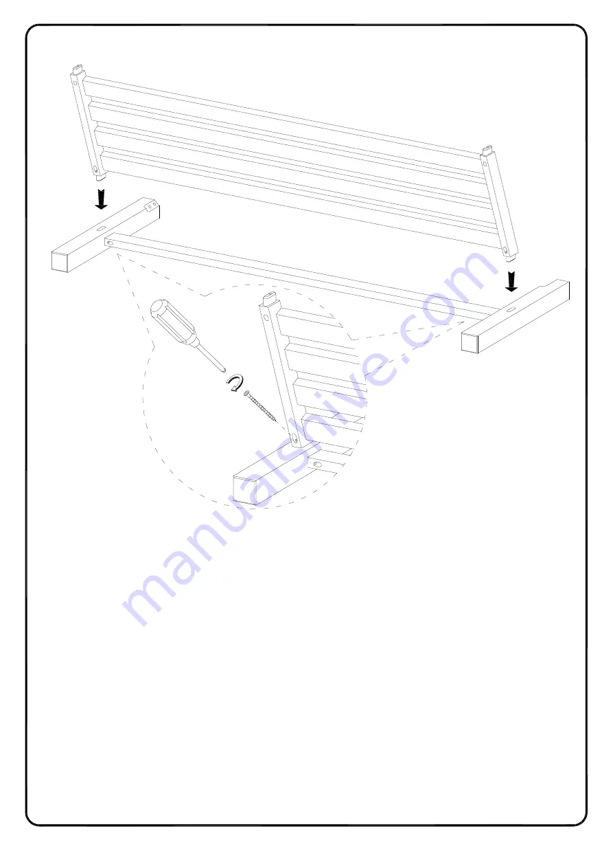 Walker Edison B48ROVEB Assembly Instructions Manual Download Page 12