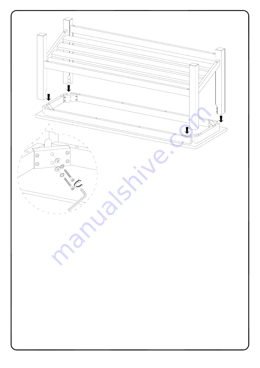 Walker Edison B48ROVEB Assembly Instructions Manual Download Page 14