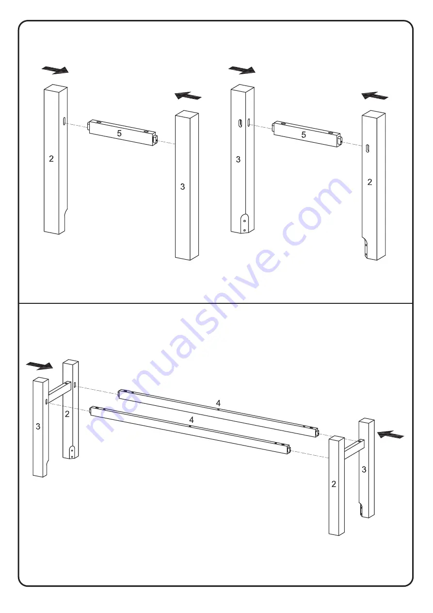 Walker Edison B50CYSL Assembly Instructions Manual Download Page 5