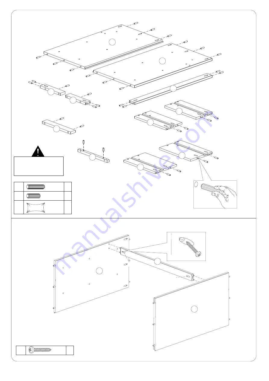 Walker Edison BR3DSLDR Скачать руководство пользователя страница 5