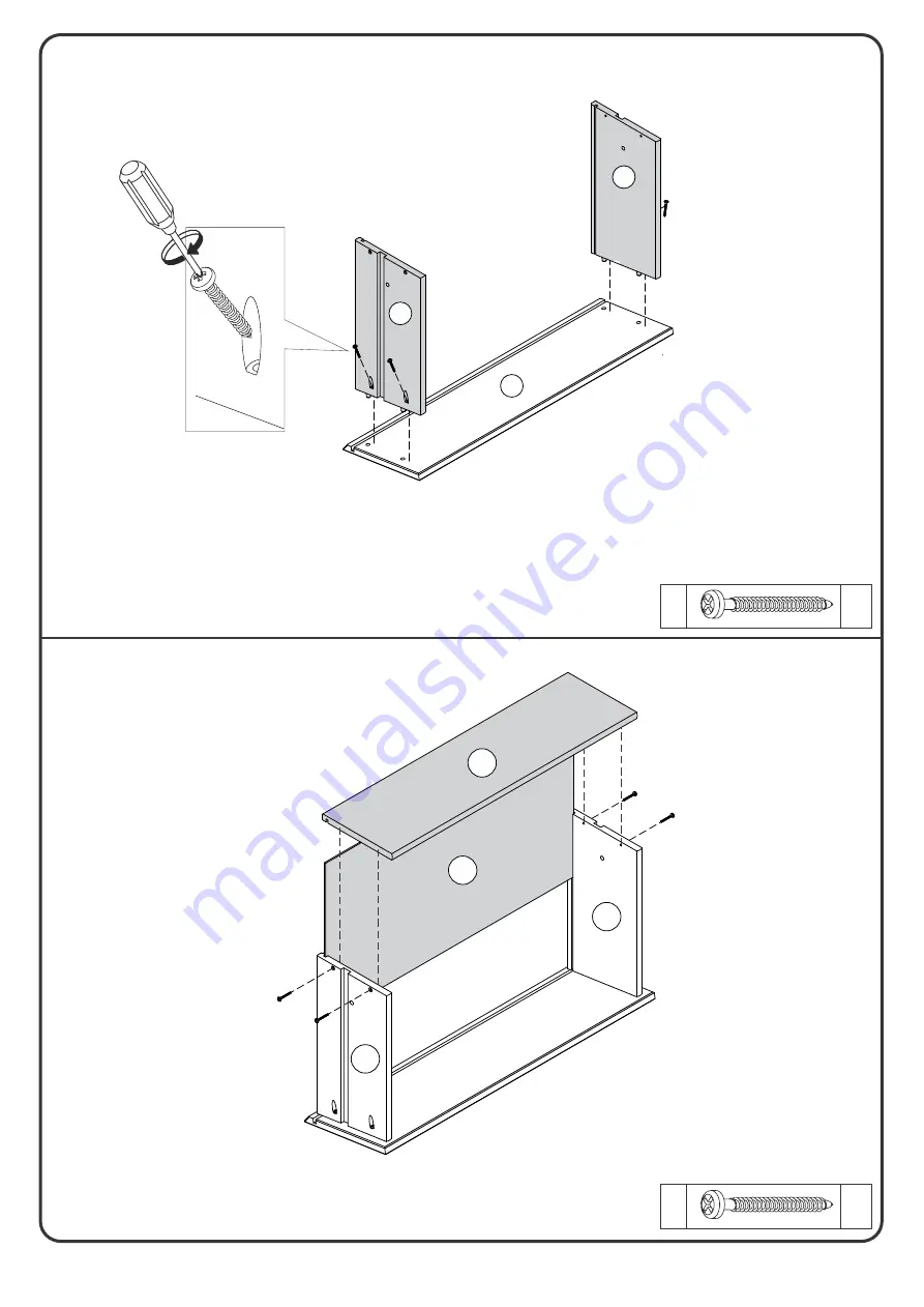 Walker Edison BR58OSW6D Assembly Instructions Manual Download Page 15