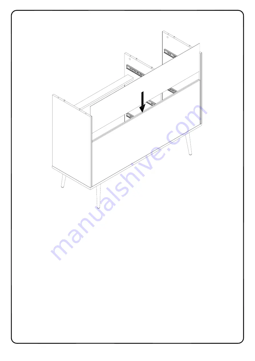 Walker Edison BR5DQUIDR Assembly Instructions Manual Download Page 24