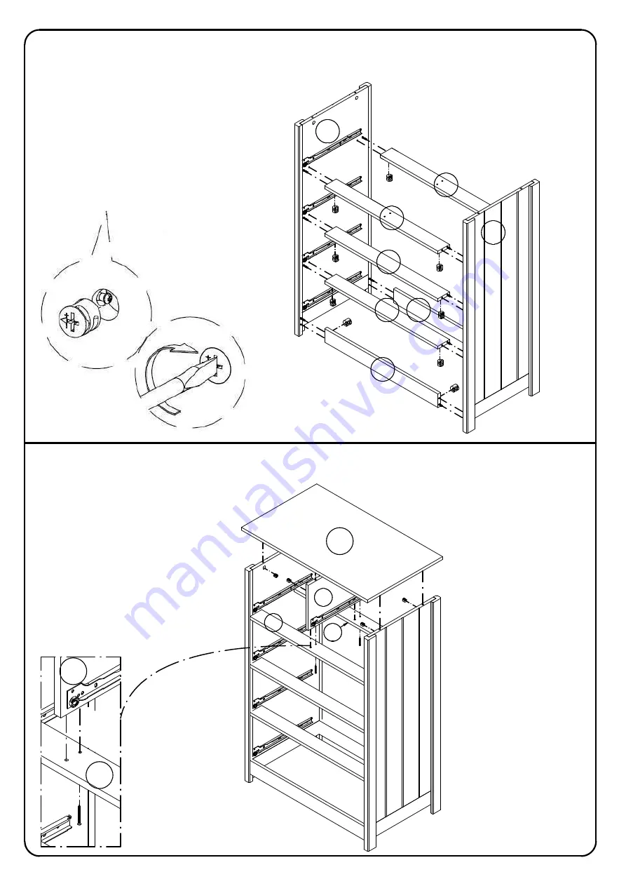 Walker Edison BR5GROV Assembly Instructions Manual Download Page 8