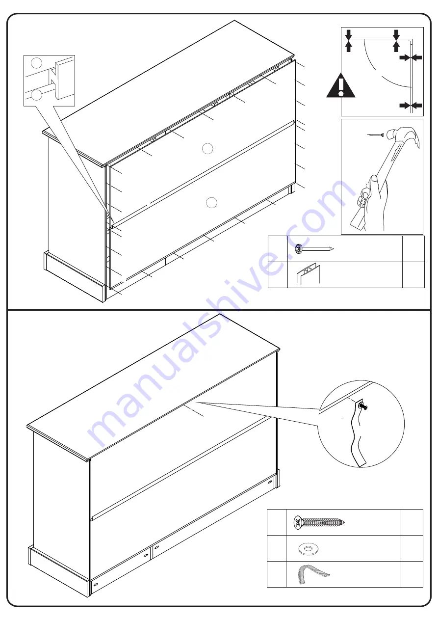 Walker Edison BR9DBENDR Assembly Instructions Manual Download Page 11