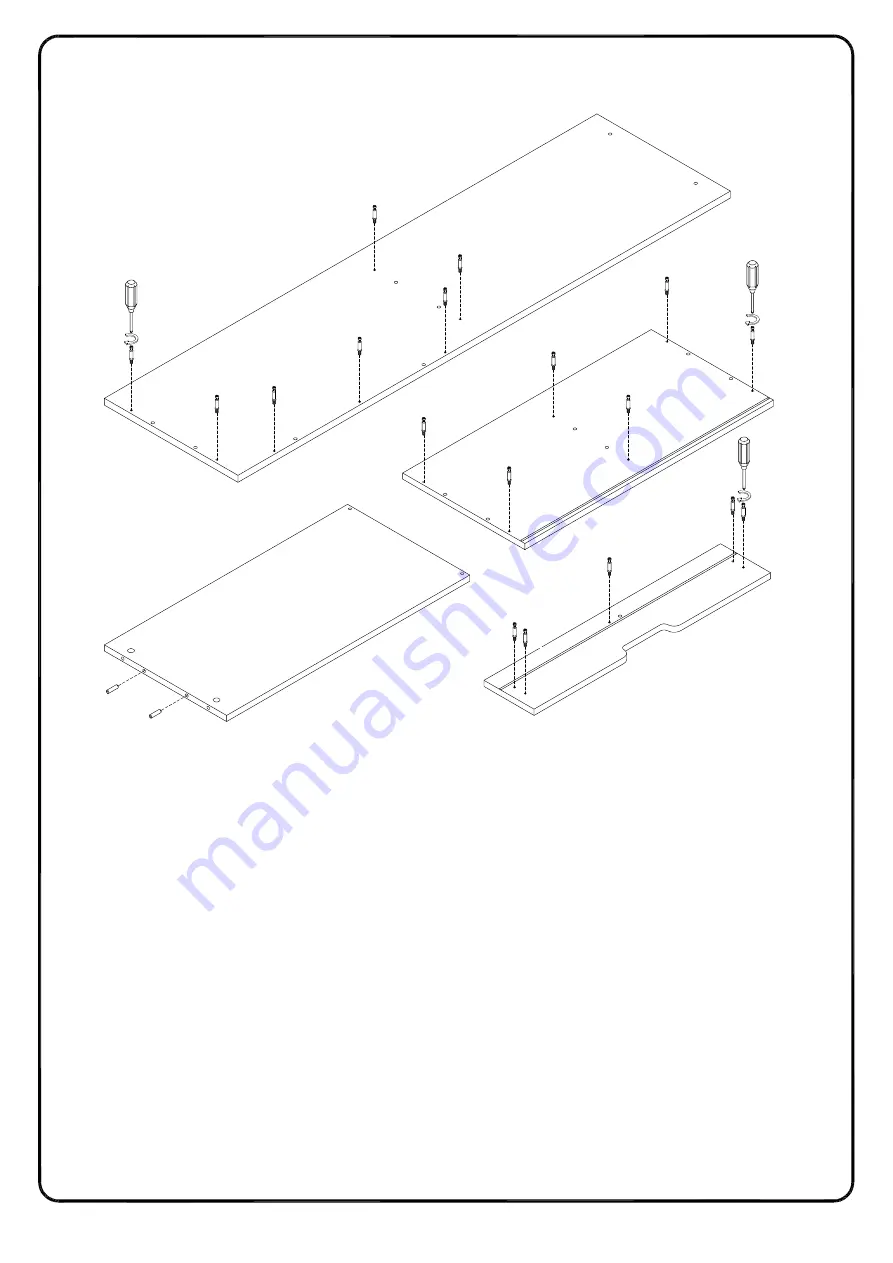 Walker Edison BS58KEAST Assembly Instructions Manual Download Page 6