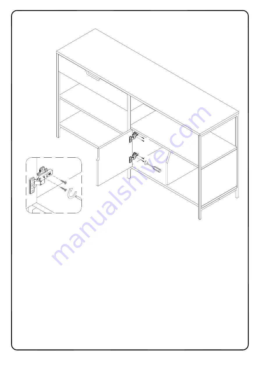 Walker Edison BS58KEAST Assembly Instructions Manual Download Page 24