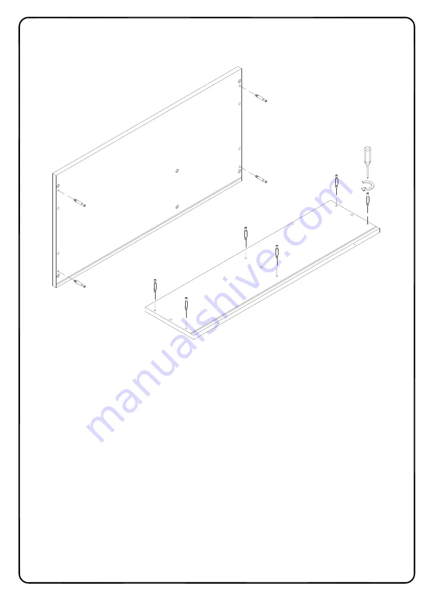 Walker Edison BS64BELHUT Assembly Instructions Manual Download Page 12