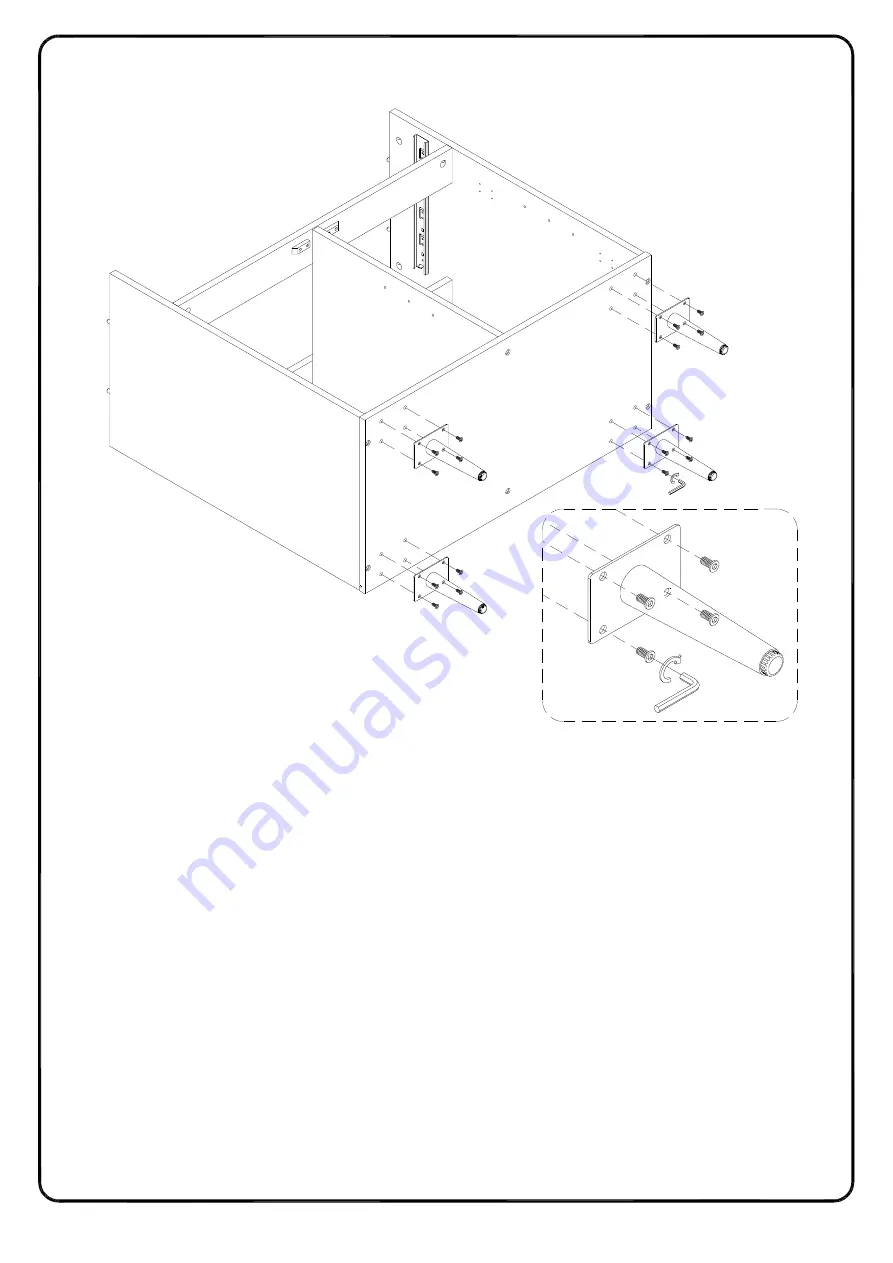 Walker Edison BS64BELHUT Assembly Instructions Manual Download Page 32