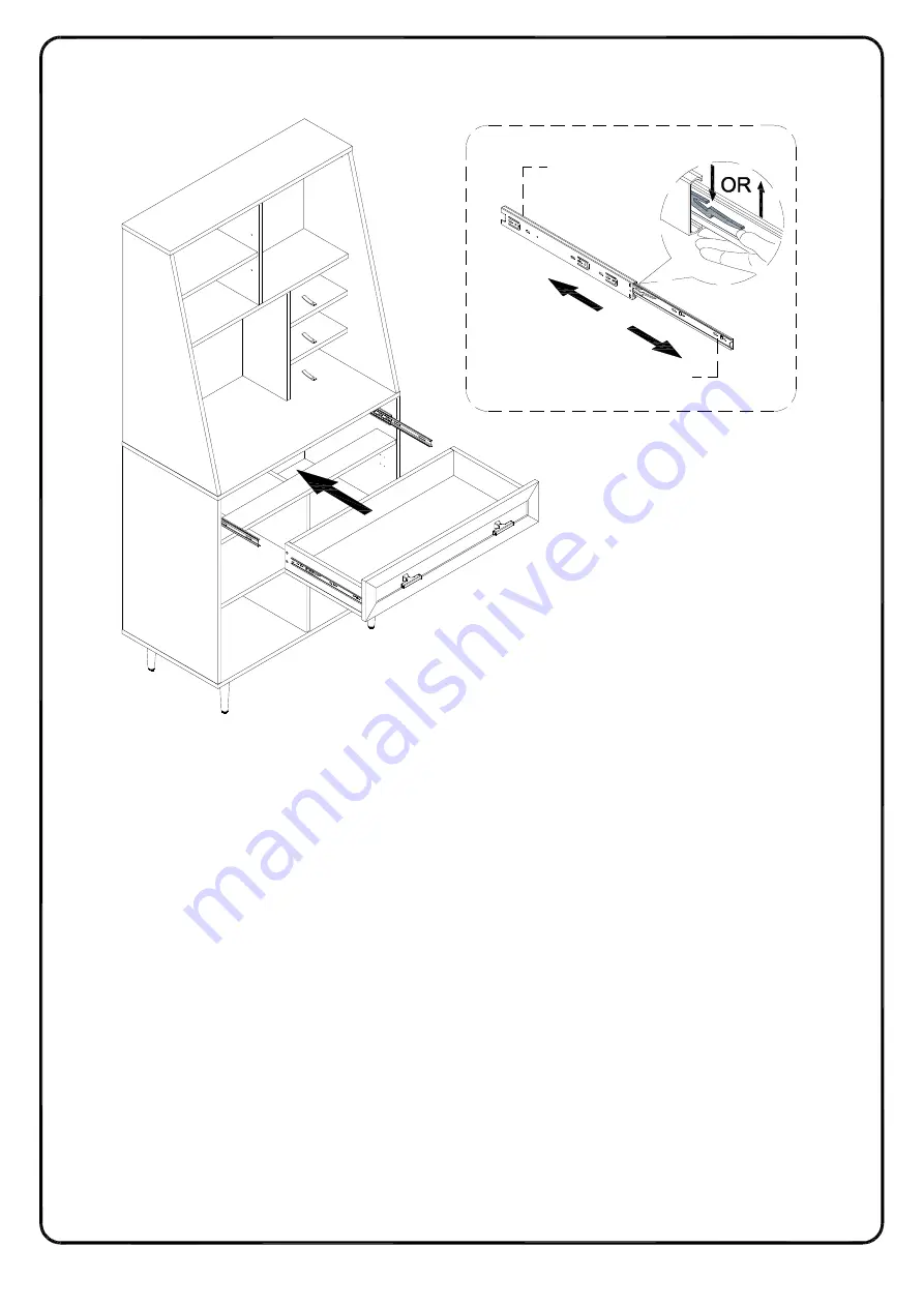 Walker Edison BS64BELHUT Assembly Instructions Manual Download Page 49