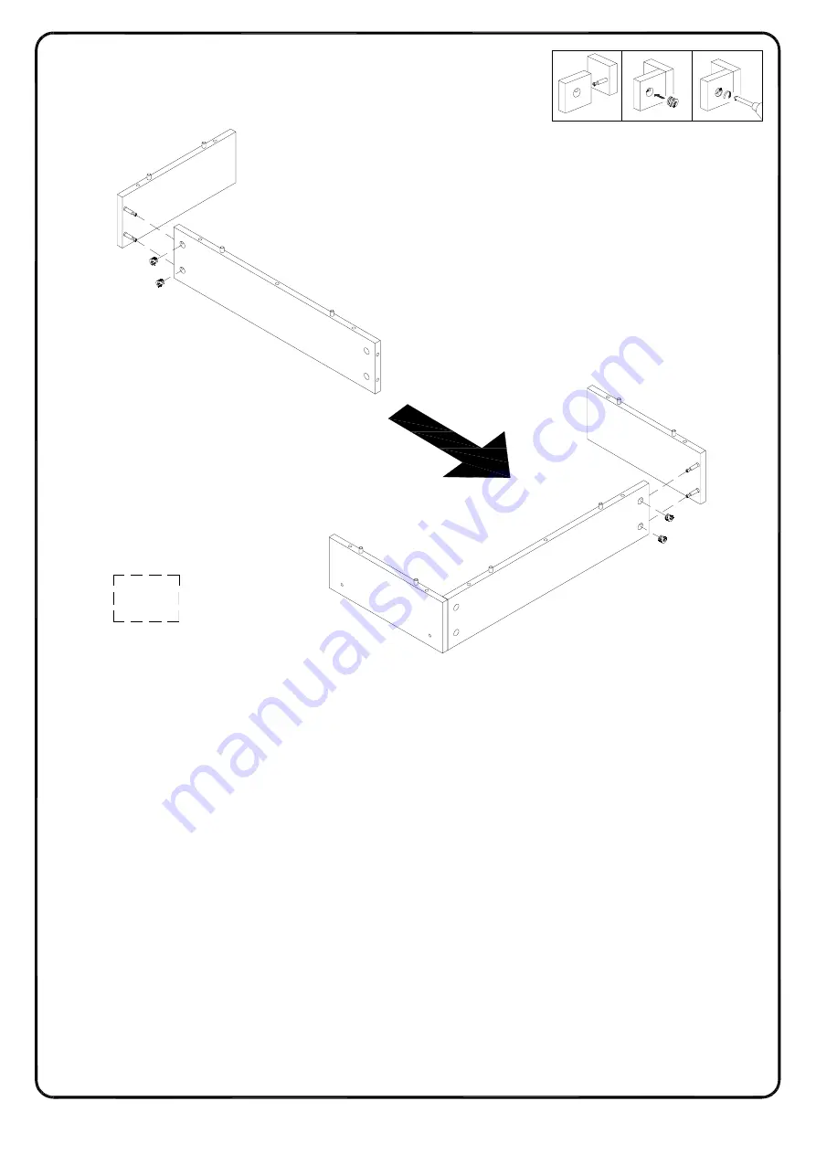 Walker Edison BS64MOR5 Assembly Instructions Manual Download Page 6