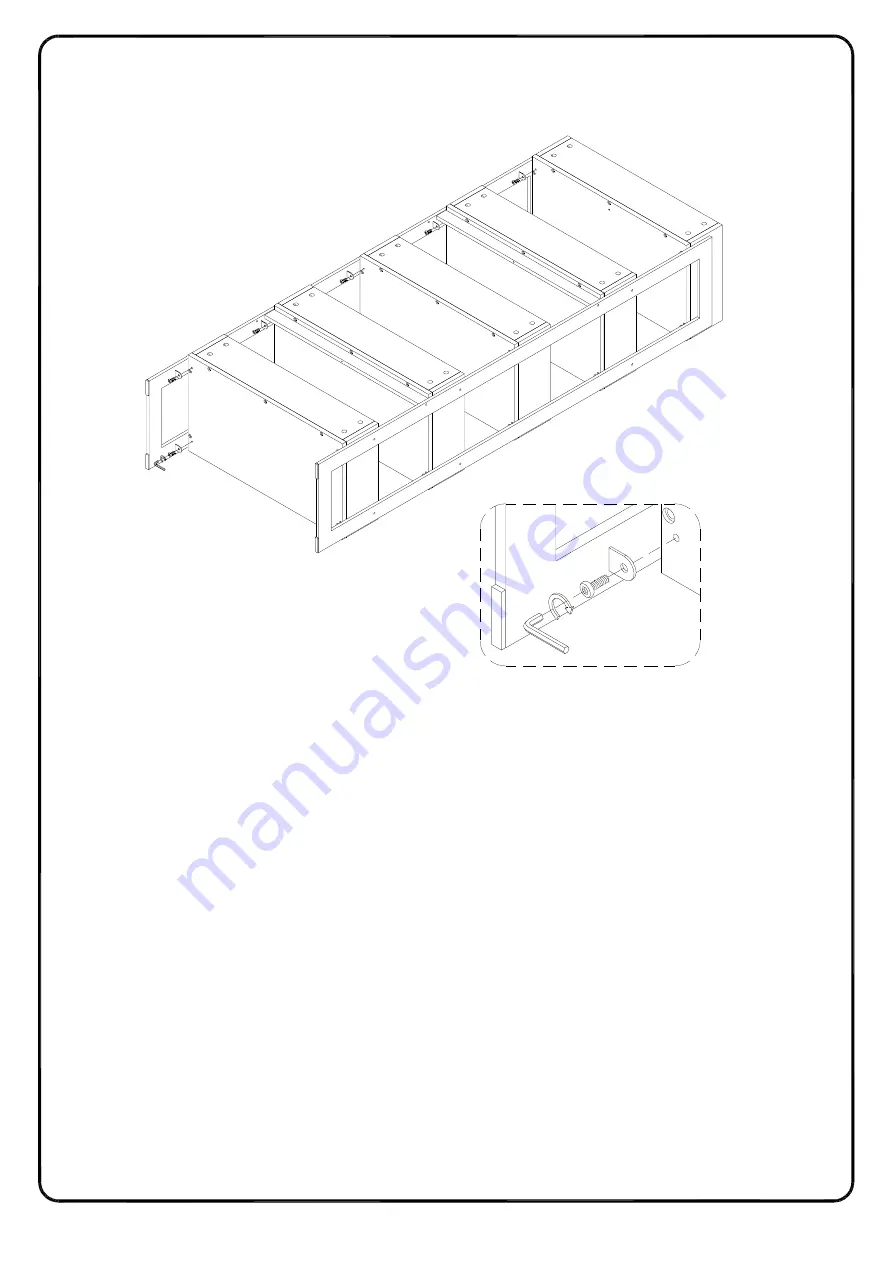 Walker Edison BS64MOR5 Assembly Instructions Manual Download Page 16