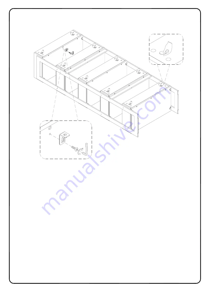 Walker Edison BS64MOR5 Assembly Instructions Manual Download Page 18