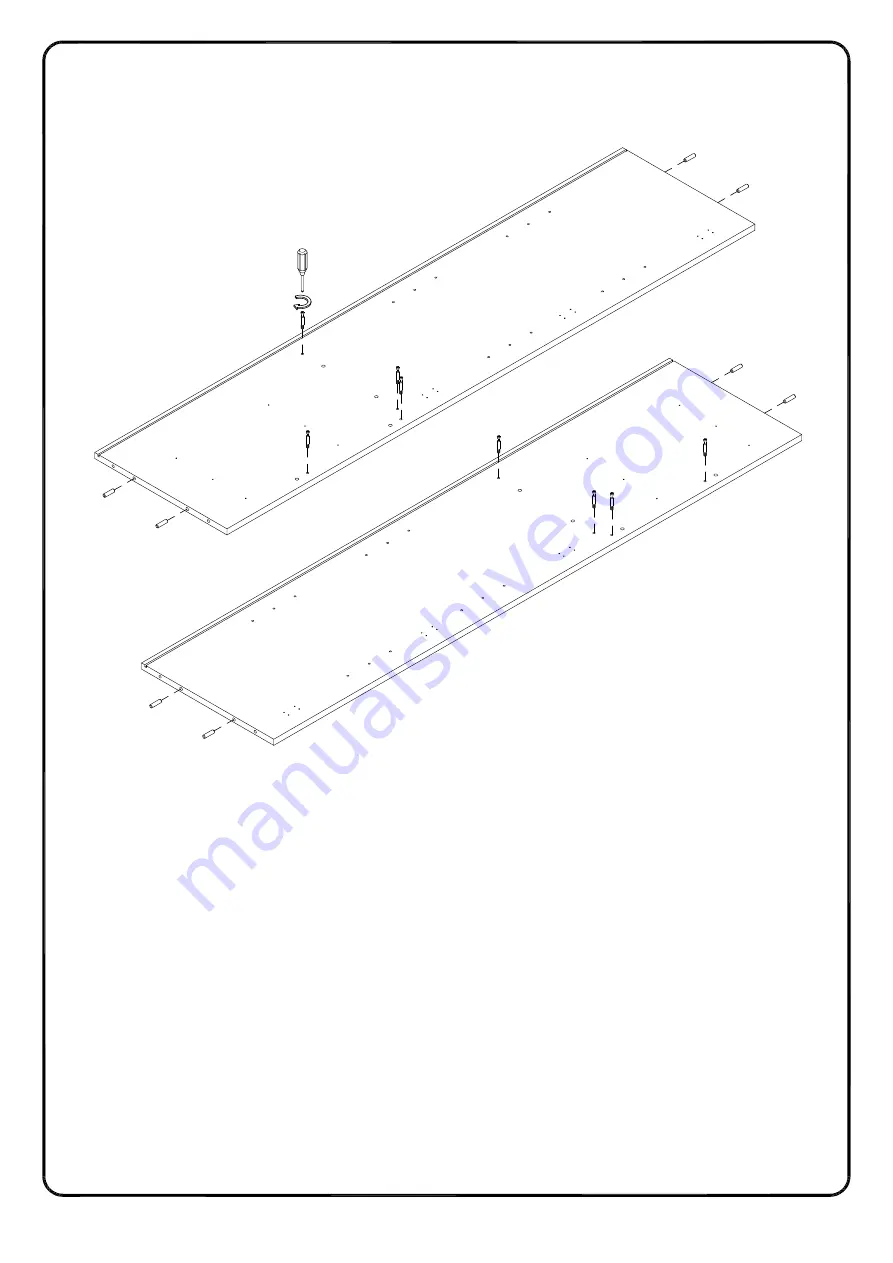 Walker Edison BS68CLHUT Assembly Instructions Manual Download Page 7