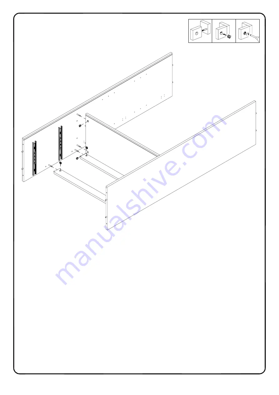 Walker Edison BS68CLHUT Assembly Instructions Manual Download Page 18