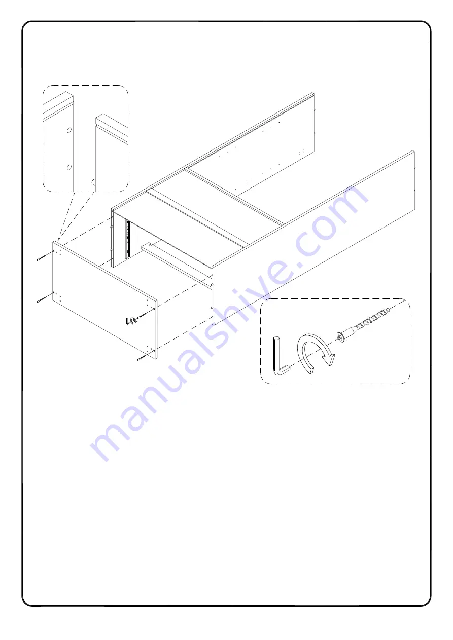 Walker Edison BS68CLHUT Assembly Instructions Manual Download Page 20