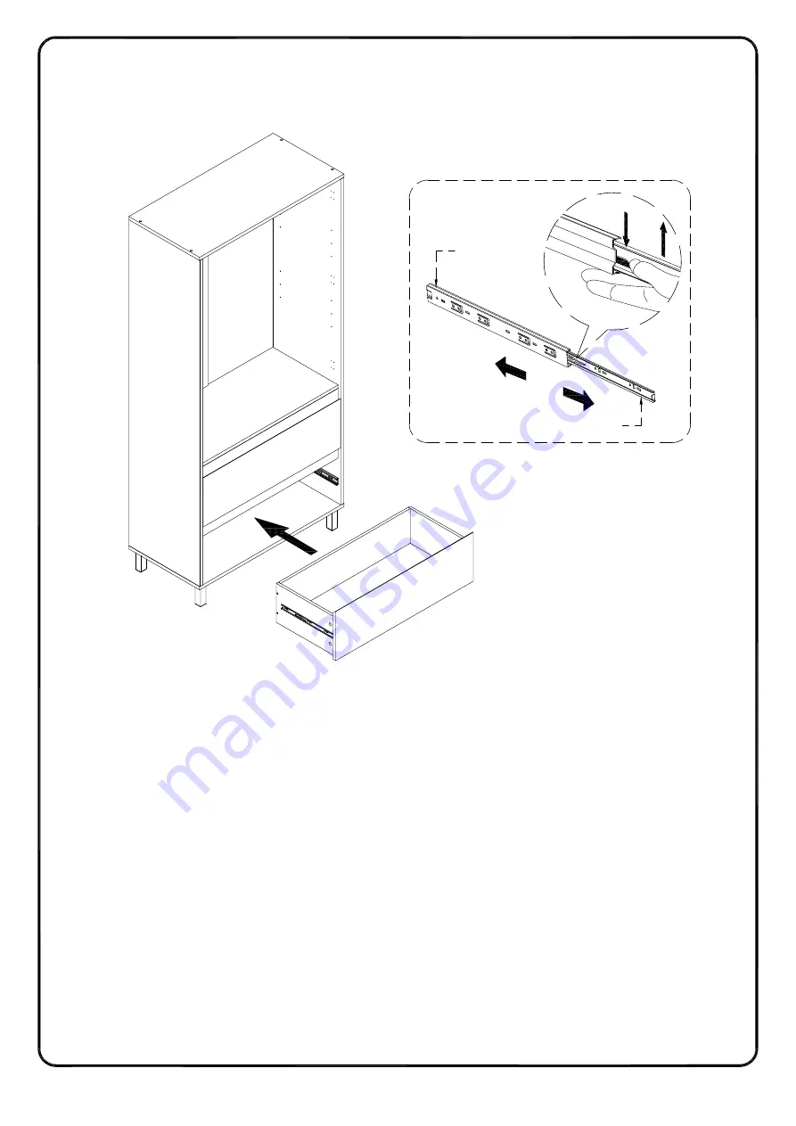 Walker Edison BS68CLHUT Assembly Instructions Manual Download Page 28