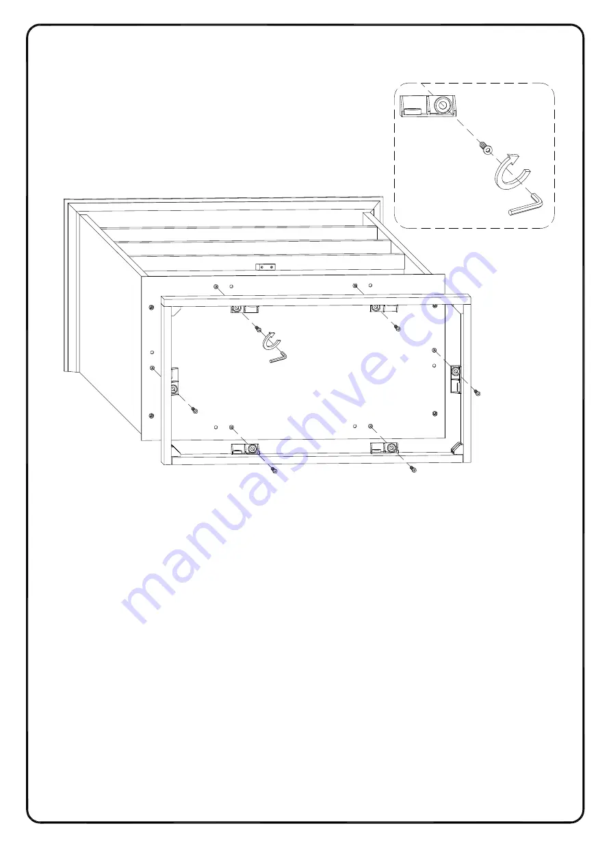 Walker Edison BS68LUK2D Assembly Instructions Manual Download Page 23