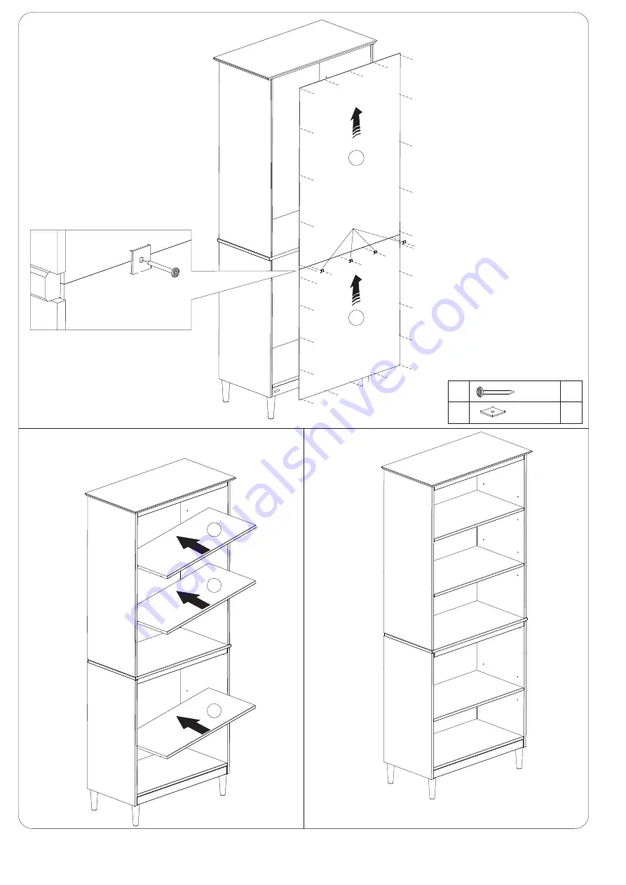 Walker Edison BS70SPNC Скачать руководство пользователя страница 9