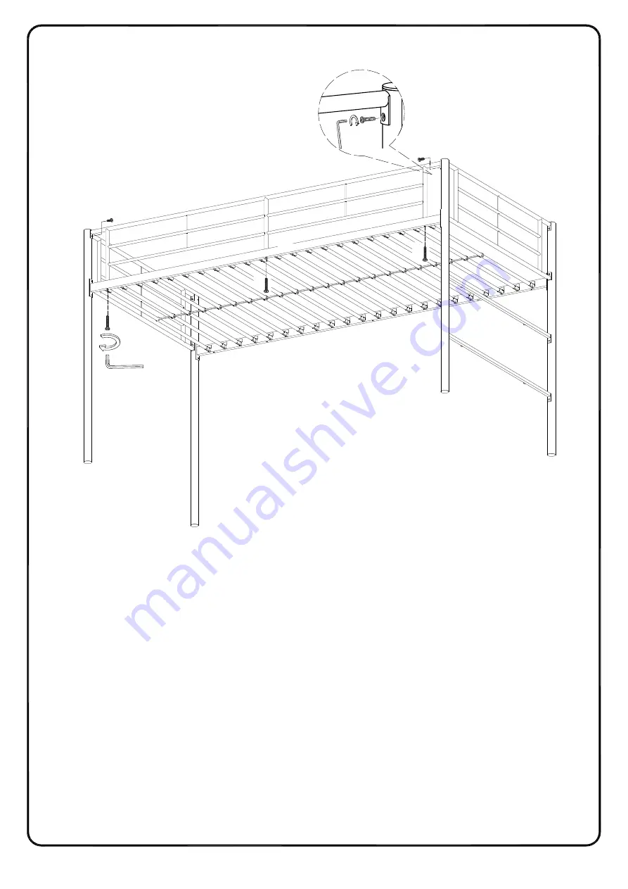 Walker Edison BTLD46SP Assembly Instructions Manual Download Page 25