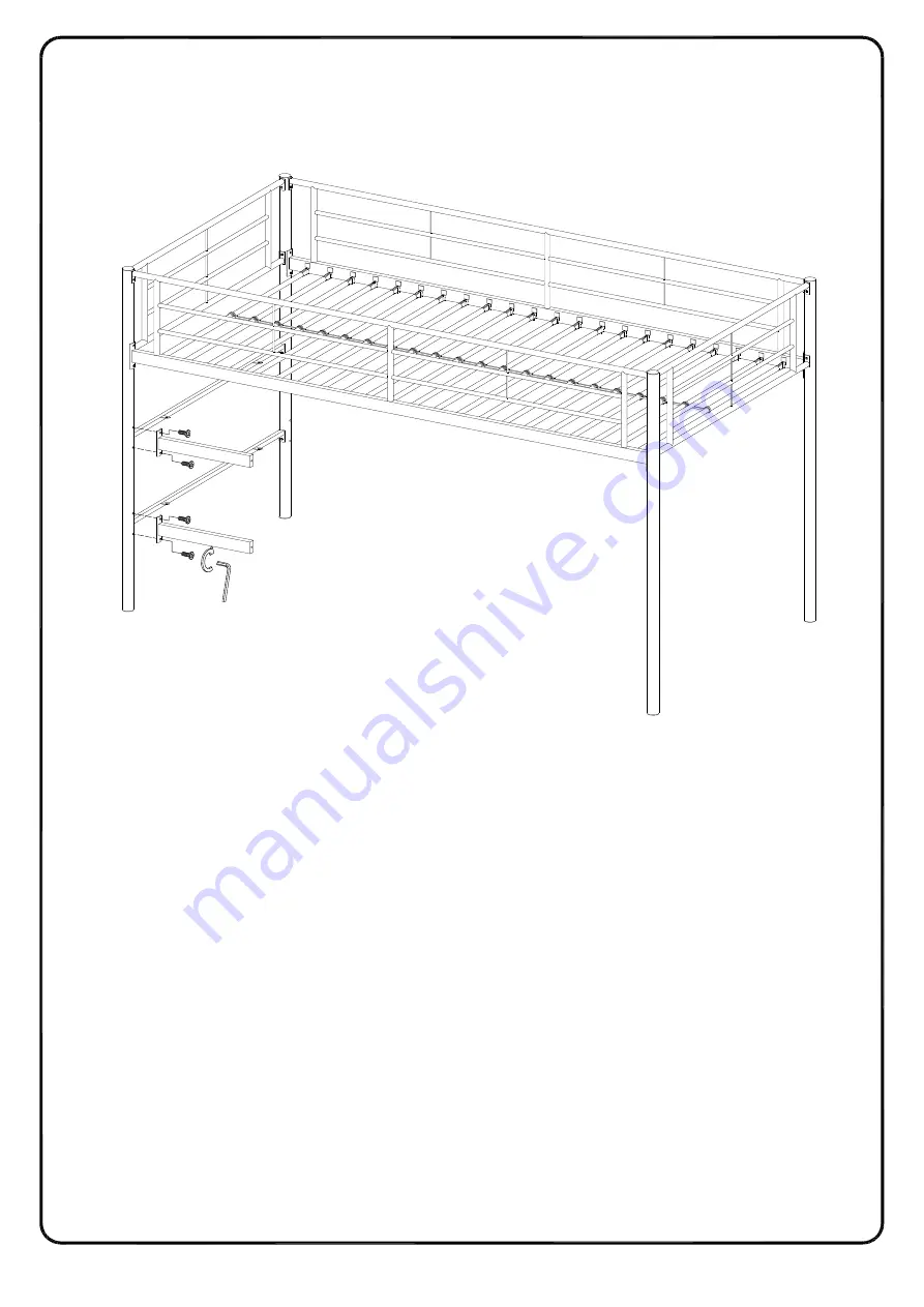 Walker Edison BTLD46SP Assembly Instructions Manual Download Page 28