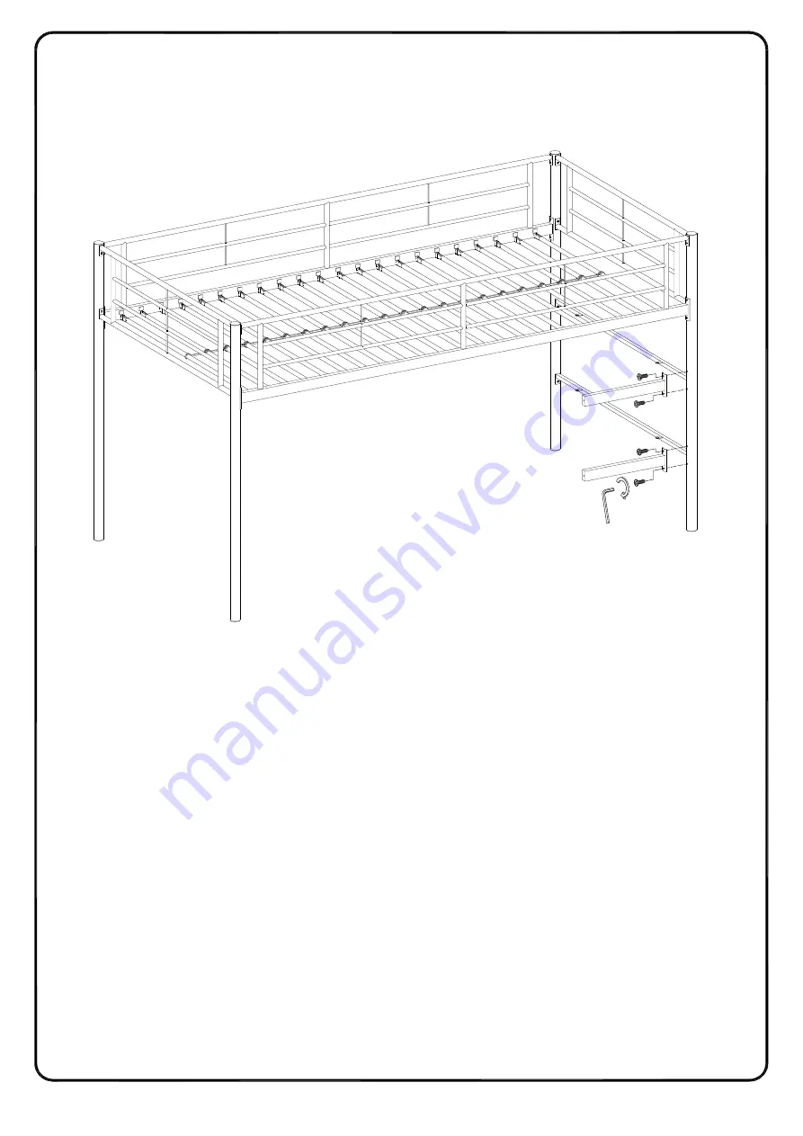 Walker Edison BTLD46SP Assembly Instructions Manual Download Page 33