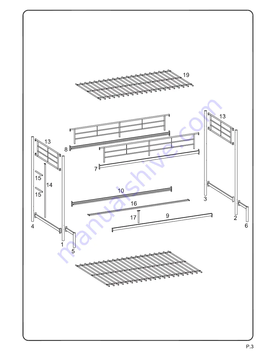 Walker Edison BTODSP Скачать руководство пользователя страница 3